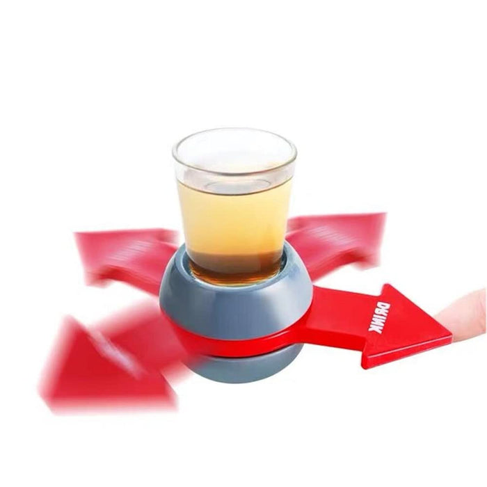 Yun River Shot Spinner,Fun Party Drinking Game,Includes 2oz Shot Glass