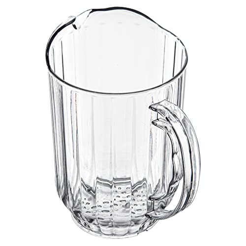 Restaurantware-RW Base 60 Ounce Beer Pitcher, 1 Durable Restaurant Pitcher - Hard Plastic, Serve Soda, Lemonade, Juice, Or Sangria, Clear Plastic Water Glass, For Bars, Parties, Or Homes,