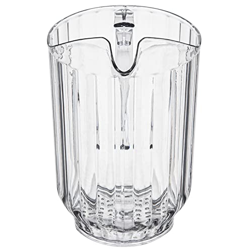 Restaurantware-RW Base 60 Ounce Beer Pitcher, 1 Durable Restaurant Pitcher - Hard Plastic, Serve Soda, Lemonade, Juice, Or Sangria, Clear Plastic Water Glass, For Bars, Parties, Or Homes,