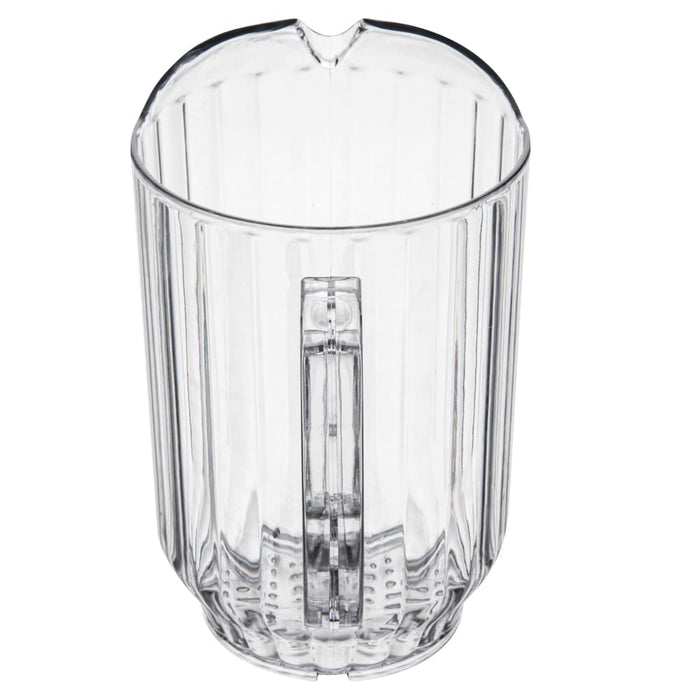 Restaurantware-RW Base 60 Ounce Beer Pitcher, 1 Durable Restaurant Pitcher - Hard Plastic, Serve Soda, Lemonade, Juice, Or Sangria, Clear Plastic Water Glass, For Bars, Parties, Or Homes,