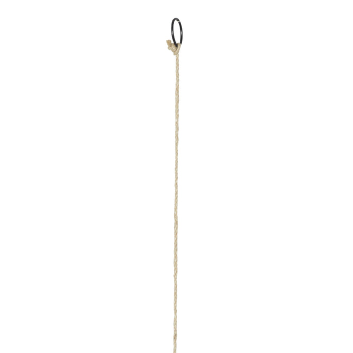 Deco 79 Glass Glass Bottle Windchime with Beads and Cone Bells, 3" x 3" x 41", Blue