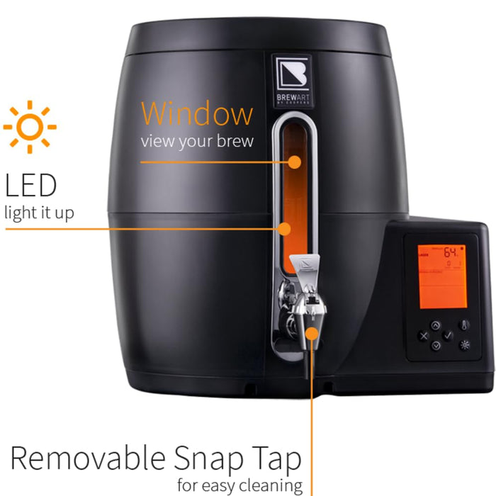 BeerDroid Fully Automated Beer Brewing System | Wi-Fi Enabled Home Brewing Kit with App Control | Brew 10L of Any Beer Style | Pre-Set Ale and Lager Programs | Discovery Pale Ale BrewPrint Included
