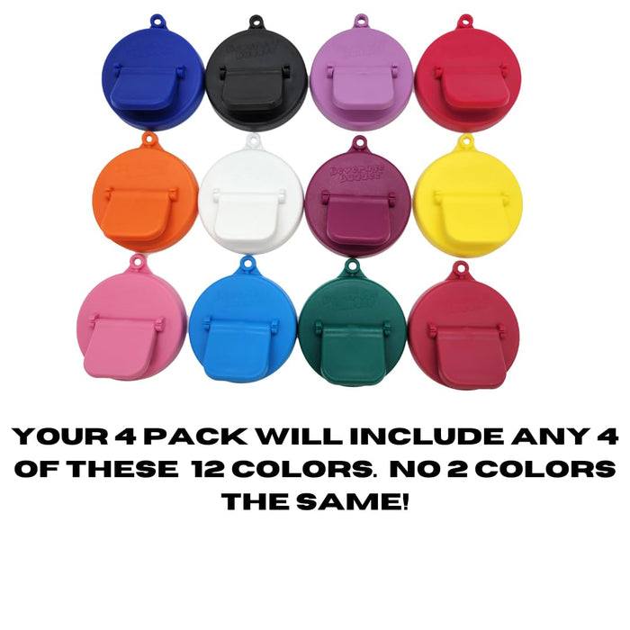 Beverage Buddee Can Cover, 4 Pack, Assorted Colors
