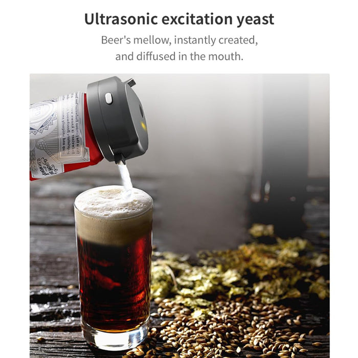 Can Beer Foam Maker - Awesome Compact Gift for Beer Lover, Thanksgiving & Christmas. Turn Basic Bottled Beer into a Delicious and Perfect Tasty Beer with Ultra Fine Foam