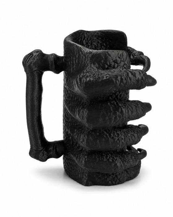 Gothic Claw Can Holder with Handle for 16 oz Tall Cans, 3D Printed Beverage Holder for Energy Drinks, Soda and Beer, Black