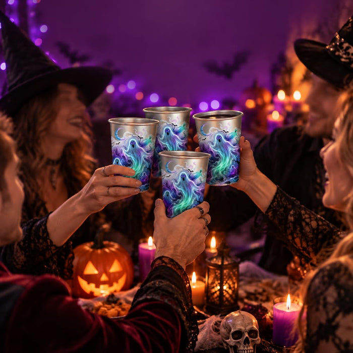 16oz Ghost Color Changing Cup Cold Activated, Halloween Party Supplies