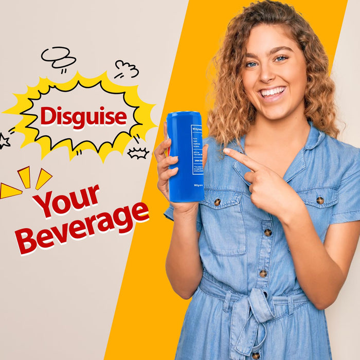 Silicone Can Covers that Look Like Soda for 12 oz Skinny Cans (4-Pack), Beer Cozy as Gifts, Reusable Seltzer Sleeves for Outdoor, Golf, and Parties (12 oz / 355 ml Slim Drink Covers, Mixed Color)