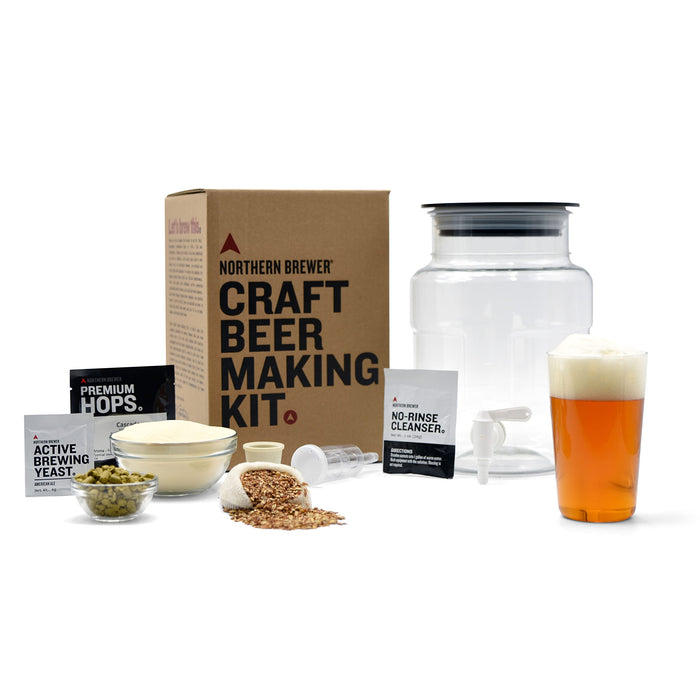 Northern Brewer - Siphonless 1 Gallon Craft Beer Making Starter Kit, Equipment and Beer Recipe Kit (Pale Ale)