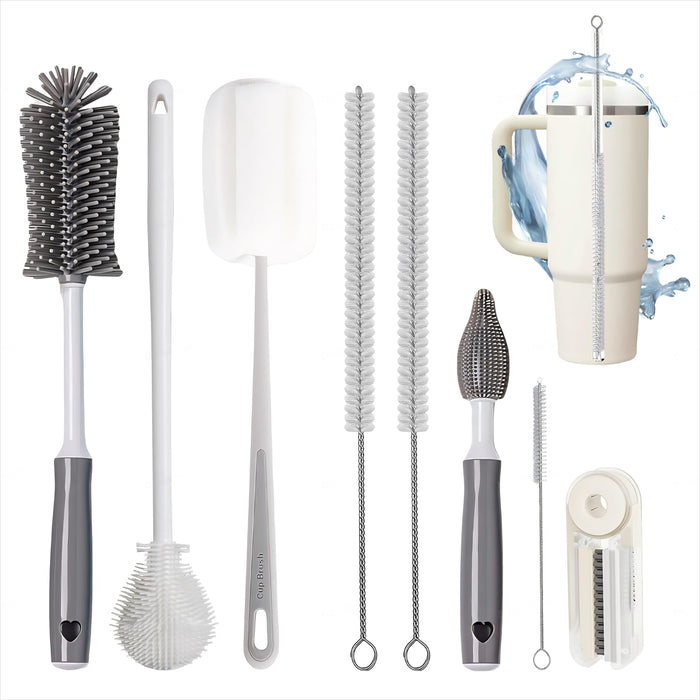Dosanlues Bottle Cleaner Brush Set - 8 Pack Bottle Brushes for Cleaning