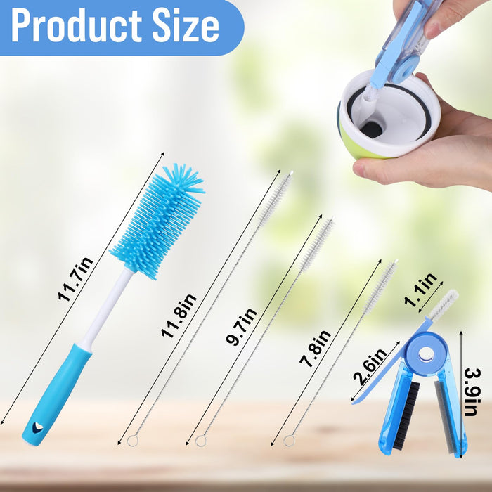 XANGNIER Water Bottle Cleaner Brush Set for Owala 24oz/32oz/40oz Cup,5 Pcs