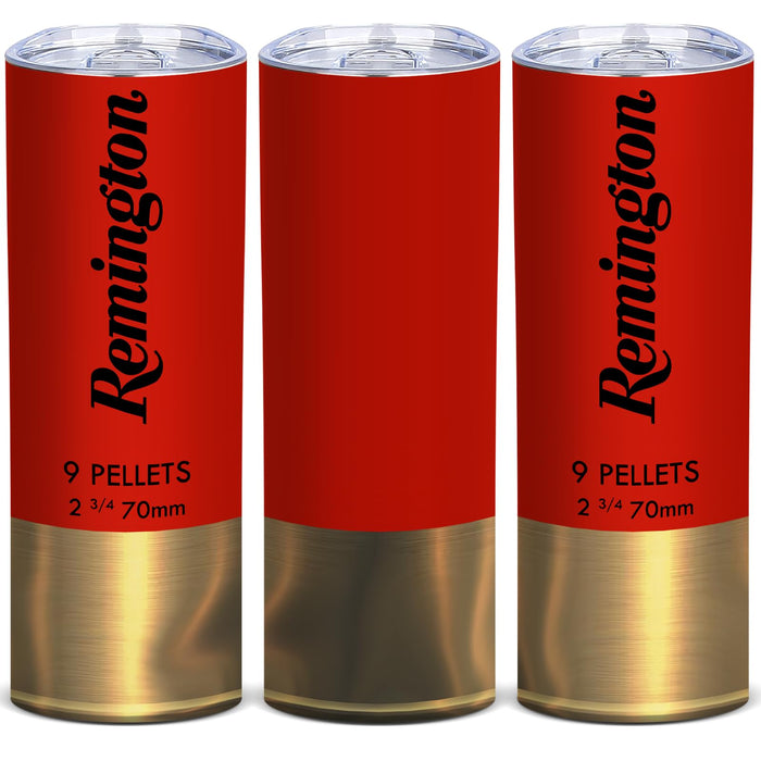 Funny Tumbler for Men Shotgun Shell 20oz Insulated Skinny Cup