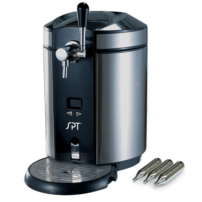 SPT BD-0538 Mini Kegerator & Dispenser, Stainless Steel