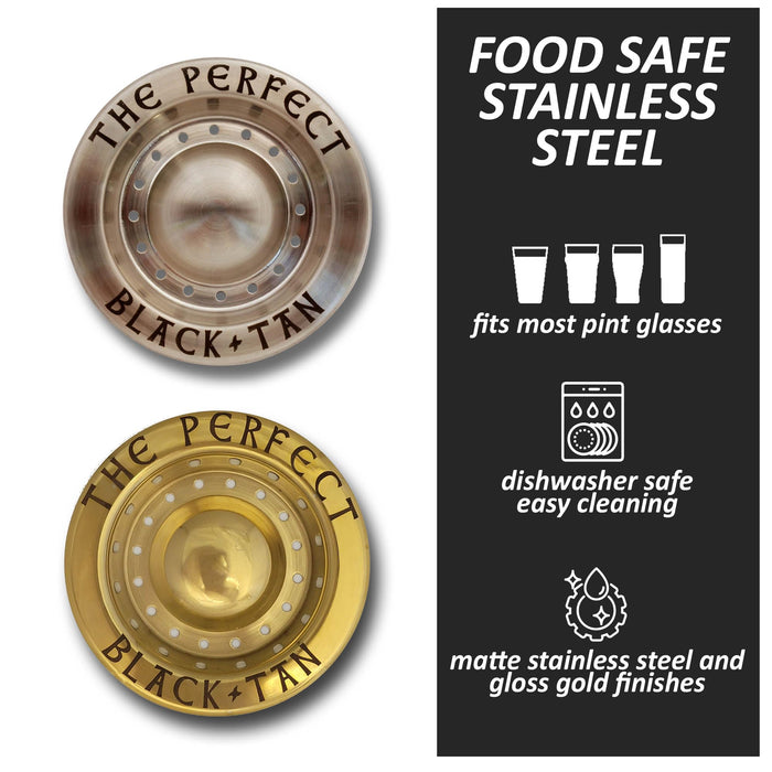 The Perfect Black and Tan Beer Layering Tool - 3 Pack - Bartender/Bar Accessory for Layered Beer Cocktails