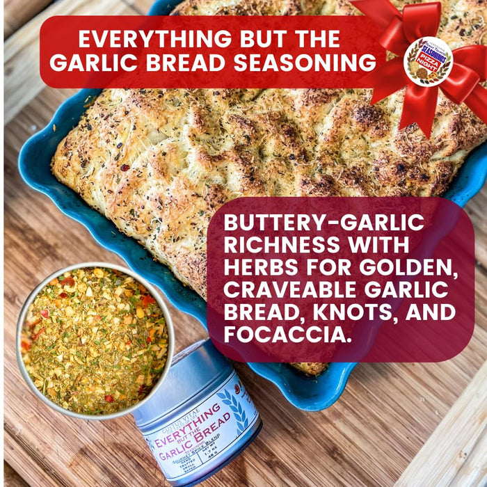 Gustus Vitae | Pizza Night Favorite Seasonings Gift Set of 3 | Variety Pack