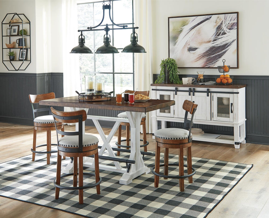 Signature Design by Ashley Valebeck Counter Height Bar Stool, Brown
