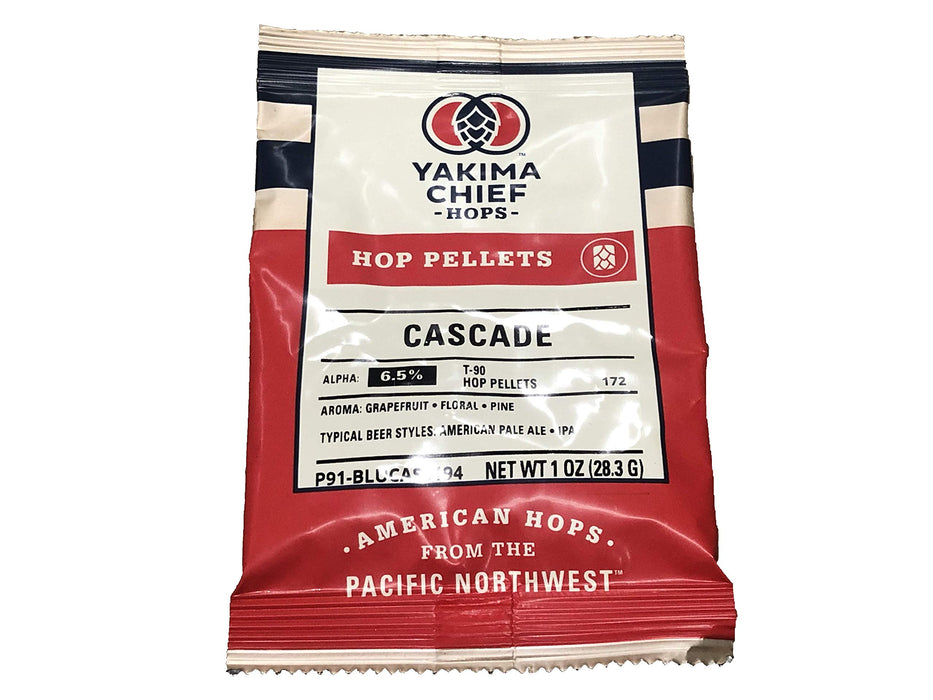 Learn To Brew BC-89Z0-55HN Cascade Hop Pellets for Home Brewing 1 oz , (Packaging may Vary) (Pack of 3), Green