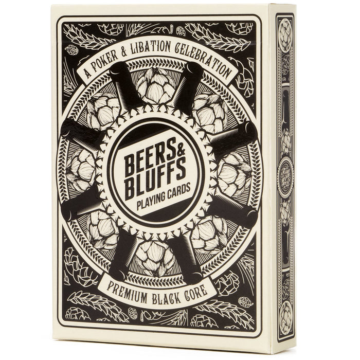 Beers & Bluffs Craft Beer Themed Playing Cards - Plastic-Coated, Standard Index, Poker Size