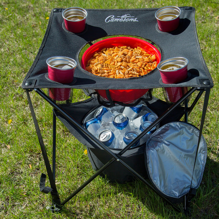 Camerons All-in-One Tailgating Table, Portable Folding Camping Table