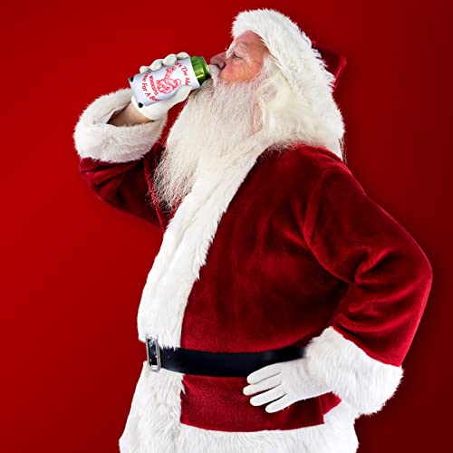 10 Pcs Christmas Santa Beer Can Cooler Christmas Neoprene Slim Beer Can Sleeves Holiday Santa Claus Collapsible Beer Covers for Slim Beer Cans - The Beer Connoisseur® Store