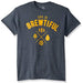 10oz apparel Beer t Shirt Life is Brewtiful … (Dark Heather, L) - The Beer Connoisseur® Store
