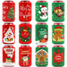 12 Christmas Can Cooler Sleeves Funny Neoprene Beer Can Covers for Christmas Party Supplies - The Beer Connoisseur® Store