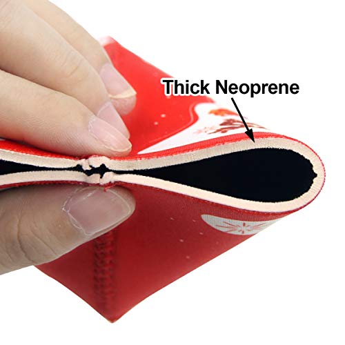 12 Christmas Can Cooler Sleeves Funny Neoprene Beer Can Covers for Christmas Party Supplies - The Beer Connoisseur® Store
