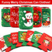 12 Christmas Can Cooler Sleeves Funny Neoprene Beer Can Covers for Christmas Party Supplies - The Beer Connoisseur® Store