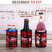 14 Pieces Christmas Beer Bottle Sleeve Buffalo Plaid Neoprene Insulated Bottle Jackets Beer Bottle Insulators Red and Black Santa Snowman Tree Beer Bottle Sleeve for Xmas Gifts - The Beer Connoisseur® Store