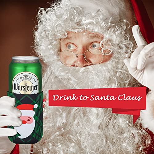 15 Pcs Christmas Neoprene Beer Can Cooler Sleeves Neoprene Drinks Cooler 12 oz Beverages Canister Cooler Sleeves Bottle Insulated Covers for Weddings Christmas Party Decorations Xmas Holiday Gifts - The Beer Connoisseur® Store
