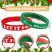 36 Pcs Christmas Neoprene Bottle Insulator Sleeve Christmas Silicone Bracelets Set Includes 12 Team Naughty & Nice Beer Can Coolers Sleeves Drink Holders 24 Christmas Wristbands Christmas Party Favors - The Beer Connoisseur® Store