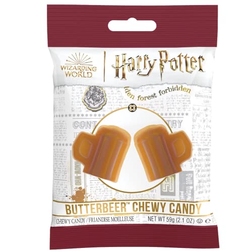Butter Beer Chewy Candies, Butterscotch Flavored Classic Movie Inspired Candy, Small Packages for Gift Giving, Pack of 3, 2.1 Ounces