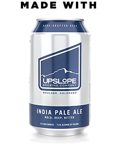 Blonde Beard's IPA Buffalo Sauce - (Medium / Hot) - Made With Upslope India Pale Ale - Great On Chicken Wings - Hot & Hoppy - Craft Beer, Cayenne Pepper, Garlic, Butter - All Natural (8 fl oz)