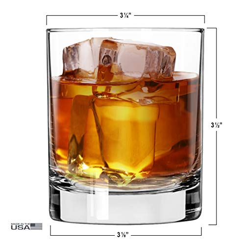 Lucky Shot - Constitution and Declaration of the Independence Wine Glass | United States Constitution and We The People | Old Fashioned Rocks Glasses | Whiskey Gifts | Gift for Men - Set of 2 (11 oz)