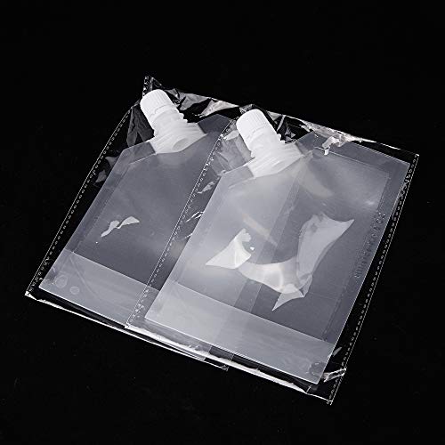 Concealable And Reusable cruise sneak flask Liquor Pouches Sneak Alcohol flask hide drinking flask kit (8OZ-6PCS+Funnel kit)