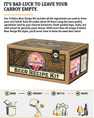 Craft a Brew - Beer Recipe Kit - Golden Strong Ale - Home Brewing Ingredient Refill - Beer Making Supplies - Includes Hops, Yeast, Malts, Extracts - 5 Gallons