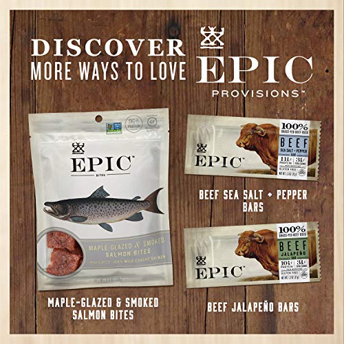 EPIC Beef Snack Strips, Wagyu Steak, Paleo Friendly Jerky, 10 ct