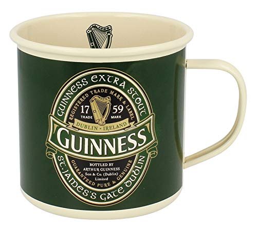 Retro Enamel Mug With Guinness Logo
