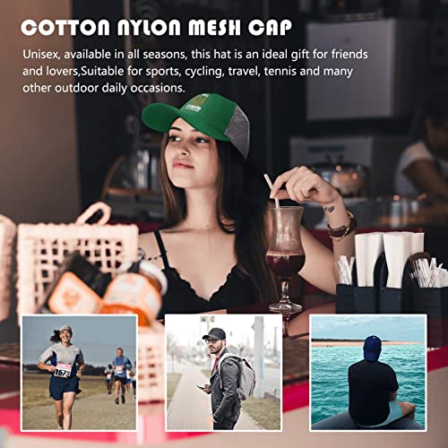Baseball Caps Drink Beer It's Cheaper Than Therapy Beer Dad Hats, Vintage Dad Hat for Women Green