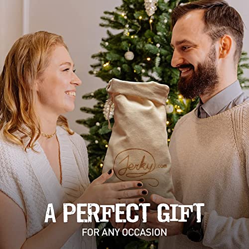 Jerky Gift Basket for Men & Women - 26pc Jerky Variety Pack of Beef, Pork, Turkey & Ham Snack Sticks - Meat and Cheese Gift Set - High Protein Snacks for Adults, Unique Gift Idea for Any Occasion