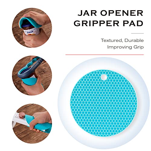 Astofli 5 Pack Bottle Opener Jar Opener For Weak Hands, Arthritic Hands With 2 Pcs Silicone Rubber Jar Opener Gripper Pad, Multi Wine Key Beer Bottle Opener Can Opener Waiter Corkscrew Set