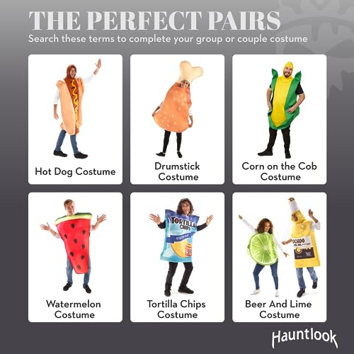Beer & Lime Halloween Couples Costume - Funny Food Fruit Adult Bodysuit