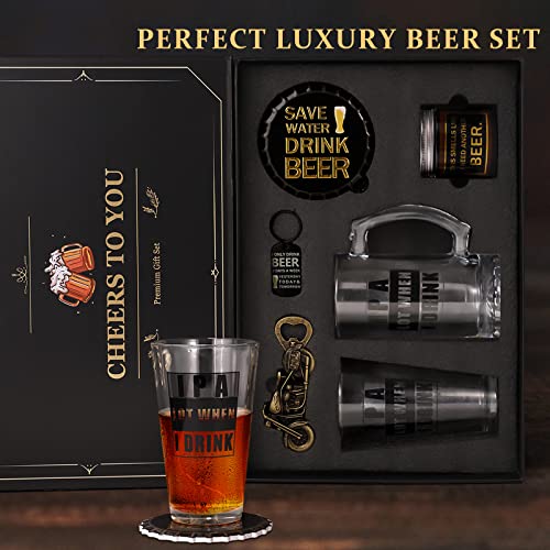 Beer Gifts for Men, Birthday Gift Basket for Beer Lovers, Gifts Box for Dad Husband Boyfriend Father's Day, Best Drinking Gifts for Him, Anniversary Wedding Brother Uncle Grandpa Unique