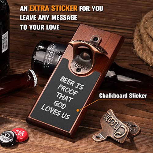 Wall Mounted Magnetic Beer Bottle Opener