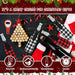 6 Pcs Christmas Plaid Beer Bottle Sleeves Neoprene Plaid Bottle Covers Slim Bottle Holder with Zipper Christmas Bottle Cover Insulated Bottle Coolers Bottle Opener for Beverage, 12 oz (Plaid) - The Beer Connoisseur® Store
