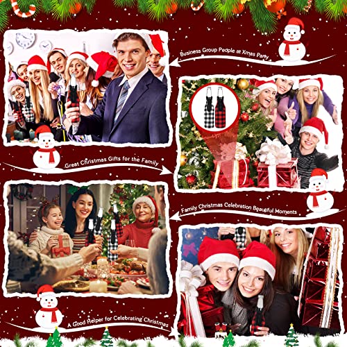 8 Pcs Christmas Beer Bottle Insulator Sleeve Plaid Pattern Neoprene Insulated Bottle Jackets Xmas Zipper Beer Bottle Sleeve Keep Bottle Beer Cold Hands Warm for 12 oz Christmas Classic Gift, 2 Styles - The Beer Connoisseur® Store