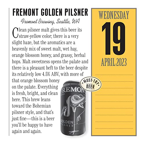 A Year of Good Beer Page-A-Day Calendar 2023: Craft Beers, Beer Quizzes, Trivia & More - The Beer Connoisseur® Store