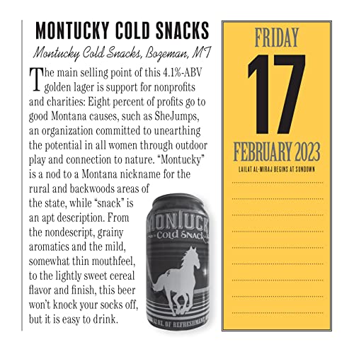 A Year of Good Beer Page-A-Day Calendar 2023: Craft Beers, Beer Quizzes, Trivia & More - The Beer Connoisseur® Store