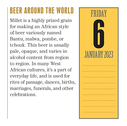 A Year of Good Beer Page-A-Day Calendar 2023: Craft Beers, Beer Quizzes, Trivia & More - The Beer Connoisseur® Store