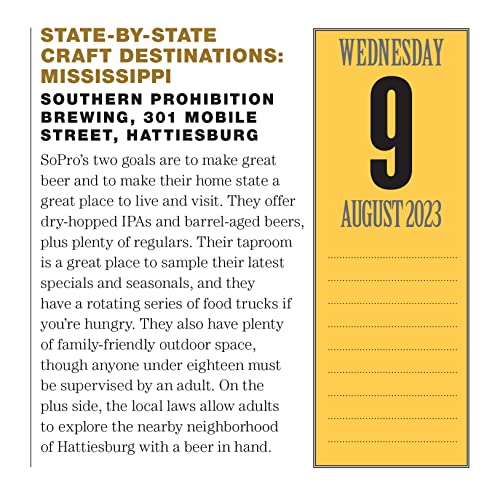 A Year of Good Beer Page-A-Day Calendar 2023: Craft Beers, Beer Quizzes, Trivia & More - The Beer Connoisseur® Store