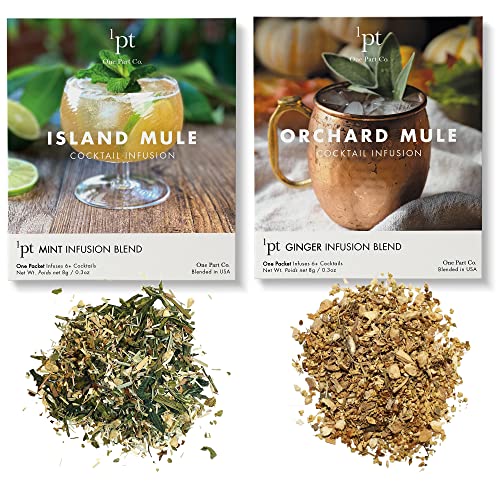 Advanced Mixology Moscow Mule Cocktail Infusion (2 pk) | Alcohol Infusion Kit for Island Moscow Mule and Orchard Moscow Mule | Alcohol Gifts for him - The Beer Connoisseur® Store